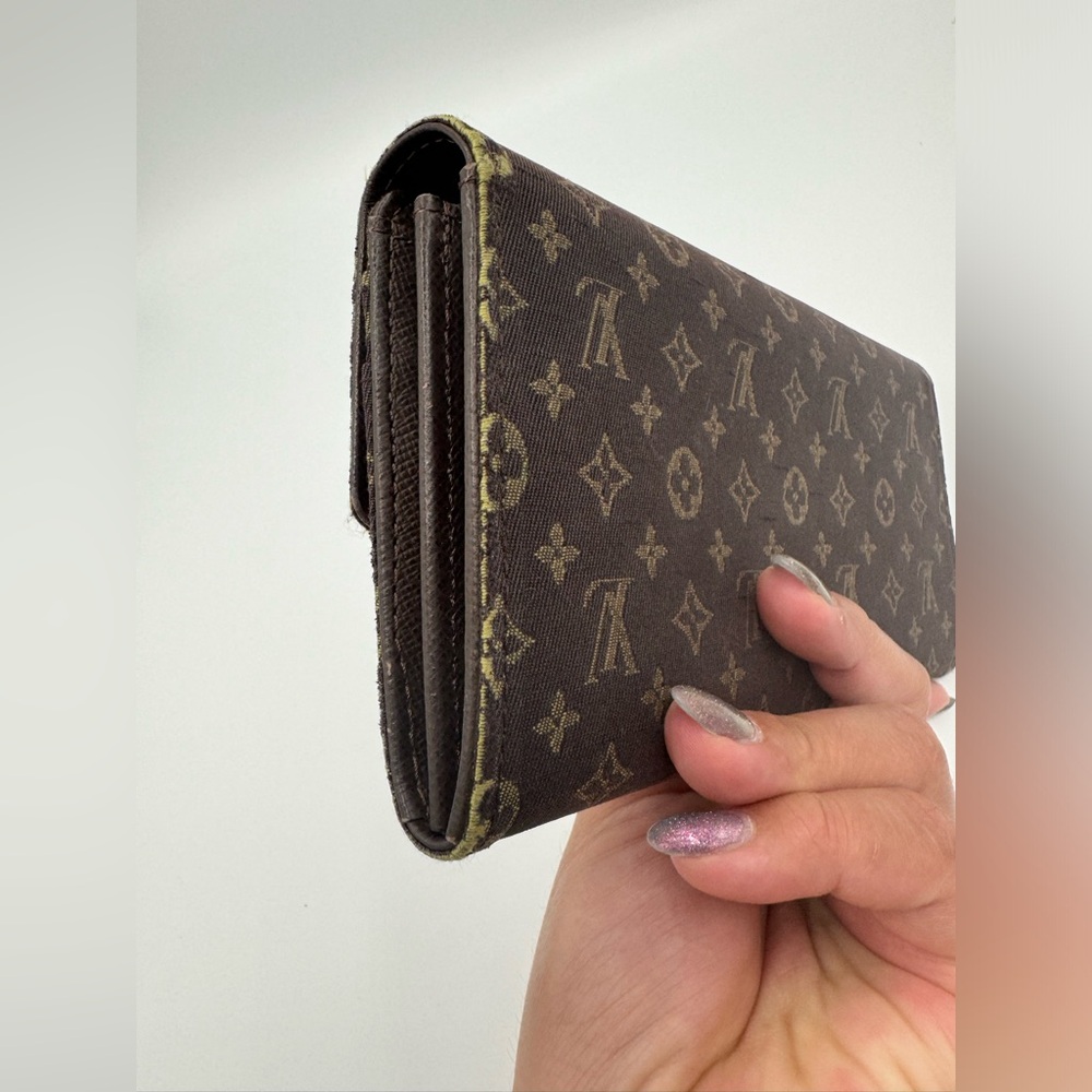 Louis Vuitton Monogram Mini Lin Wallet EUC - Picture 14 of 16